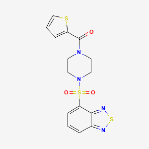 [4-(2,1,3-Benzothiadiazol-4-ylsulfonyl)piperazin-1-yl](thiophen-2-yl)methanone