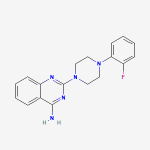 2-[4-(2-fluorophenyl)-1-piperazinyl]-4-quinazolinamine