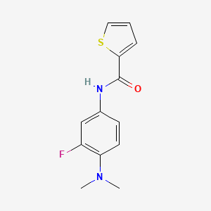 N-[4-(dimethylamino)-3-fluorophenyl]-2-thiophenecarboxamide