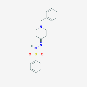 molecular formula C19H23N3O2S B448892 1-Benzylpiperidine-4-one tosyl hydrazone 