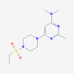 6-[4-(ethylsulfonyl)-1-piperazinyl]-N,N,2-trimethyl-4-pyrimidinamine