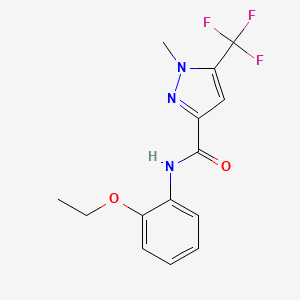 N-(2-ethoxyphenyl)-1-methyl-5-(trifluoromethyl)-1H-pyrazole-3-carboxamide