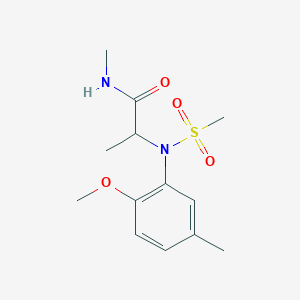 N~2~-(2-methoxy-5-methylphenyl)-N~1~-methyl-N~2~-(methylsulfonyl)alaninamide