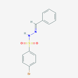 molecular formula C13H11BrN2O2S B448910 N'-benzylidene-4-bromobenzenesulfonohydrazide 