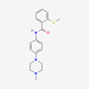 N-[4-(4-methyl-1-piperazinyl)phenyl]-2-(methylthio)benzamide