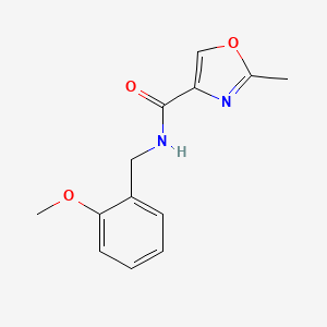 molecular formula C13H14N2O3 B4489149 N-(2-methoxybenzyl)-2-methyl-1,3-oxazole-4-carboxamide 