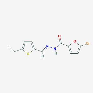 5-bromo-N'-[(E)-(5-ethylthiophen-2-yl)methylidene]furan-2-carbohydrazide