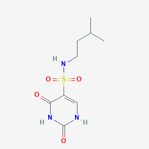 2-hydroxy-N-(3-methylbutyl)-6-oxo-1,6-dihydropyrimidine-5-sulfonamide