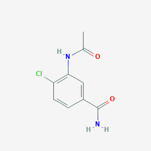 3-Acetamido-4-chlorobenzamide