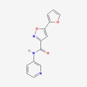 5-(2-furyl)-N-3-pyridinyl-3-isoxazolecarboxamide