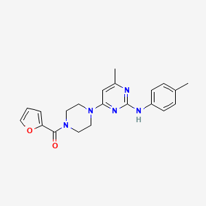 4-[4-(Furan-2-carbonyl)piperazin-1-YL]-6-methyl-N-(4-methylphenyl)pyrimidin-2-amine