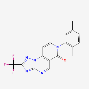 7-(2,5-dimethylphenyl)-2-(trifluoromethyl)pyrido[3,4-e][1,2,4]triazolo[1,5-a]pyrimidin-6(7H)-one