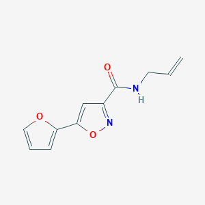 5-(furan-2-yl)-N-prop-2-enyl-1,2-oxazole-3-carboxamide