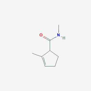 molecular formula C8H13NO B044894 N,2-dimethylcyclopent-2-ene-1-carboxamide CAS No. 118495-19-5