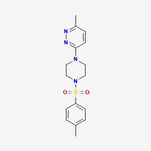 3-methyl-6-{4-[(4-methylphenyl)sulfonyl]-1-piperazinyl}pyridazine