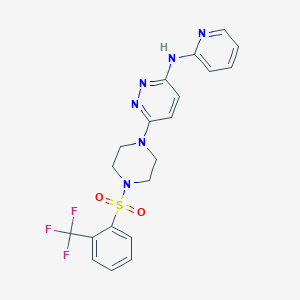 N-2-pyridinyl-6-(4-{[2-(trifluoromethyl)phenyl]sulfonyl}-1-piperazinyl)-3-pyridazinamine