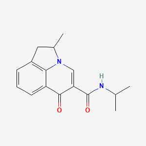 N-isopropyl-2-methyl-6-oxo-1,2-dihydro-6H-pyrrolo[3,2,1-ij]quinoline-5-carboxamide