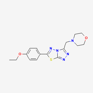 6-(4-Ethoxyphenyl)-3-(morpholin-4-ylmethyl)[1,2,4]triazolo[3,4-b][1,3,4]thiadiazole