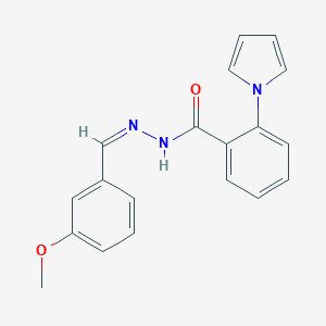 N'-(3-methoxybenzylidene)-2-(1H-pyrrol-1-yl)benzohydrazide