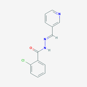 2-chloro-N'-[(1E)-pyridin-3-ylmethylene]benzohydrazide