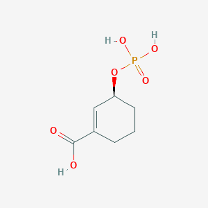 molecular formula C7H11O6P B044896 (3S)-3-phosphonooxycyclohexene-1-carboxylic acid CAS No. 122741-61-1