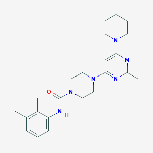 N-(2,3-Dimethylphenyl)-4-[2-methyl-6-(piperidin-1-YL)pyrimidin-4-YL]piperazine-1-carboxamide