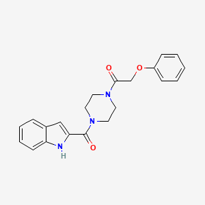 1-[4-(1H-indol-2-ylcarbonyl)piperazin-1-yl]-2-phenoxyethanone