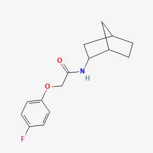 molecular formula C15H18FNO2 B4489836 N-bicyclo[2.2.1]hept-2-yl-2-(4-fluorophenoxy)acetamide 