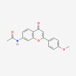 N-[2-(4-methoxyphenyl)-4-oxo-4H-chromen-7-yl]acetamide