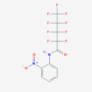 molecular formula C11H5F9N2O3 B448986 2,2,3,3,4,4,5,5,5-nonafluoro-N-(2-nitrophenyl)pentanamide 