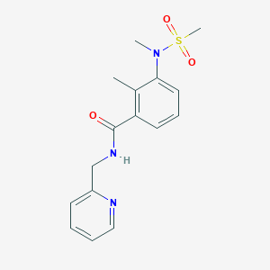 2-METHYL-3-(N-METHYLMETHANESULFONAMIDO)-N-[(PYRIDIN-2-YL)METHYL]BENZAMIDE