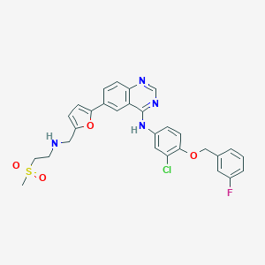 molecular formula C₂₉H₂₆ClFN₄O₄S B000449 Lapatinib CAS No. 231277-92-2