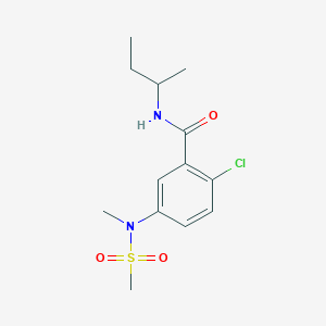 N-(BUTAN-2-YL)-2-CHLORO-5-(N-METHYLMETHANESULFONAMIDO)BENZAMIDE