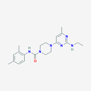 N-(2,4-dimethylphenyl)-4-[2-(ethylamino)-6-methylpyrimidin-4-yl]piperazine-1-carboxamide