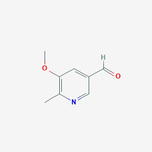 B044902 5-Methoxy-6-methylpyridine-3-carbaldehyde CAS No. 123540-28-3