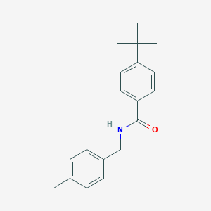 molecular formula C19H23NO B449020 4-tert-Butyl-N-(4-methylbenzyl)benzamide 