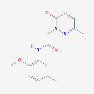 N-(2-methoxy-5-methylphenyl)-2-(3-methyl-6-oxopyridazin-1(6H)-yl)acetamide