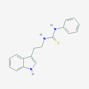 molecular formula C17H17N3S B449021 1-[2-(1H-吲哚-3-基)乙基]-3-苯基硫脲 CAS No. 331631-15-3