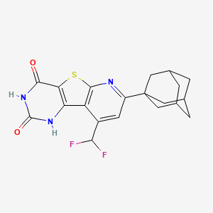 7-(1-adamantyl)-9-(difluoromethyl)-4-hydroxypyrido[3',2':4,5]thieno[3,2-d]pyrimidin-2(1H)-one