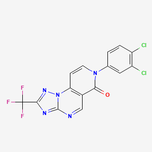 7-(3,4-dichlorophenyl)-2-(trifluoromethyl)pyrido[3,4-e][1,2,4]triazolo[1,5-a]pyrimidin-6(7H)-one