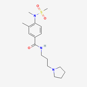 3-METHYL-4-(N-METHYLMETHANESULFONAMIDO)-N-[3-(PYRROLIDIN-1-YL)PROPYL]BENZAMIDE