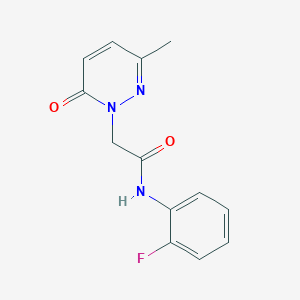 N-(2-fluorophenyl)-2-(3-methyl-6-oxopyridazin-1(6H)-yl)acetamide