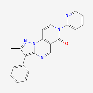 2-METHYL-3-PHENYL-7-(2-PYRIDYL)PYRAZOLO[1,5-A]PYRIDO[3,4-E]PYRIMIDIN-6(7H)-ONE