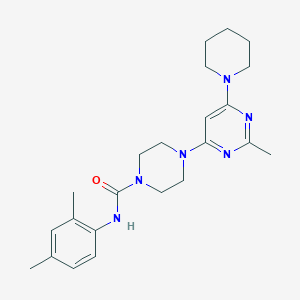 N-(2,4-Dimethylphenyl)-4-[2-methyl-6-(piperidin-1-YL)pyrimidin-4-YL]piperazine-1-carboxamide