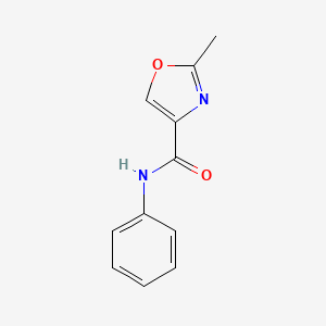 2-methyl-N-phenyl-1,3-oxazole-4-carboxamide