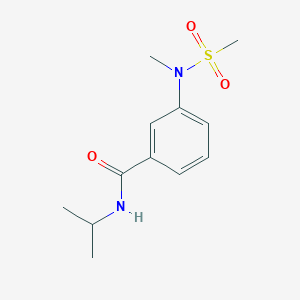 3-(N-METHYLMETHANESULFONAMIDO)-N-(PROPAN-2-YL)BENZAMIDE