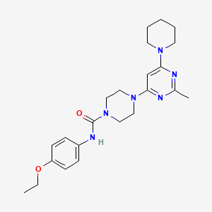 N-(4-Ethoxyphenyl)-4-[2-methyl-6-(piperidin-1-YL)pyrimidin-4-YL]piperazine-1-carboxamide