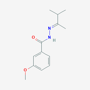 molecular formula C13H18N2O2 B449100 N'-(1,2-dimethylpropylidene)-3-methoxybenzohydrazide 