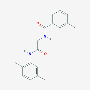 molecular formula C18H20N2O2 B4491055 N-{2-[(2,5-dimethylphenyl)amino]-2-oxoethyl}-3-methylbenzamide 