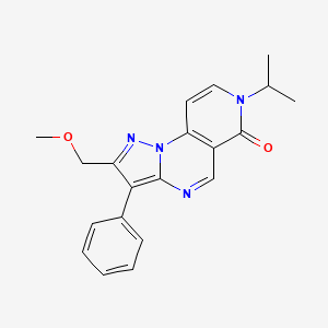 molecular formula C20H20N4O2 B4491130 7-isopropyl-2-(methoxymethyl)-3-phenylpyrazolo[1,5-a]pyrido[3,4-e]pyrimidin-6(7H)-one 